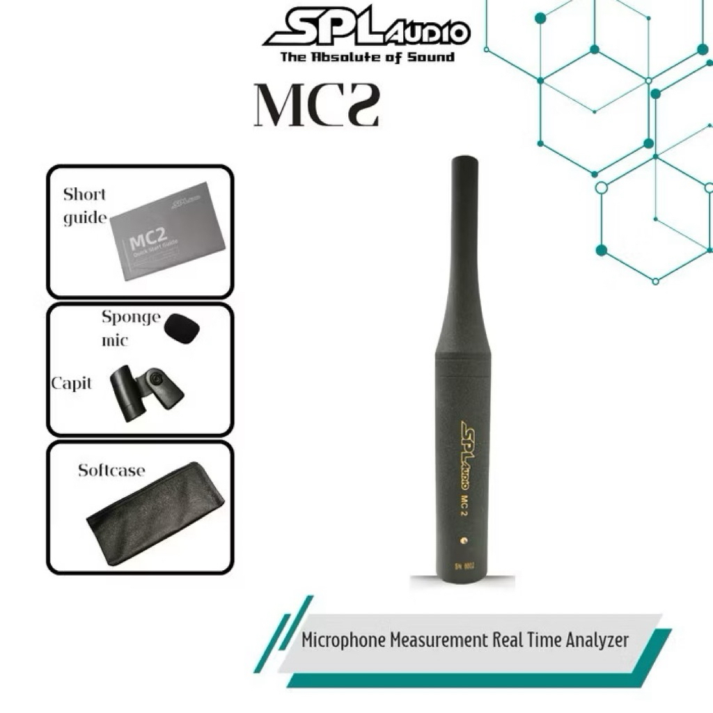 MIC RTA SPL AUDIO MC2 MICROPHONE ANALIZER