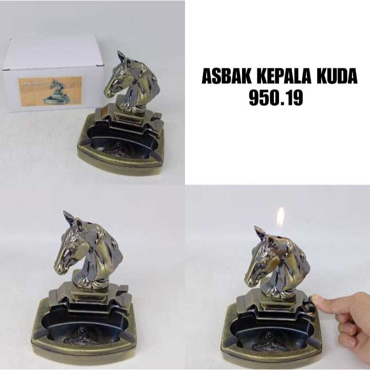 Asbak Korek kepala kuda 950.19 pematik api - Setir Kapal