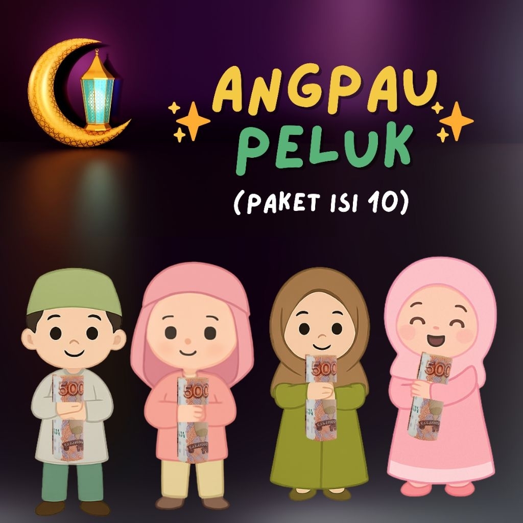

Amplop Peluk Karakter Anak Muslim Lucu & Unik