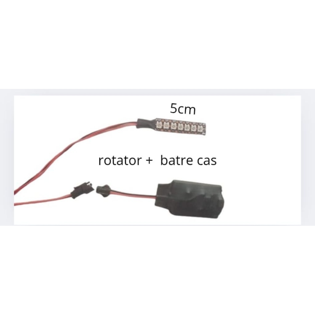 rotator multi color miniatur bus rkc