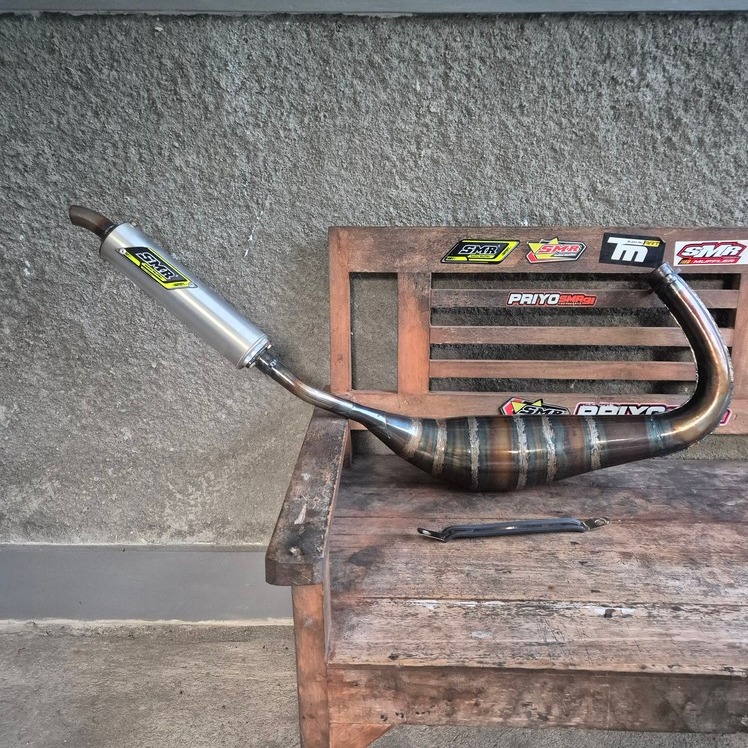 Knalpot SMR PDK Scorpio Rxking Leher Plepet Plat