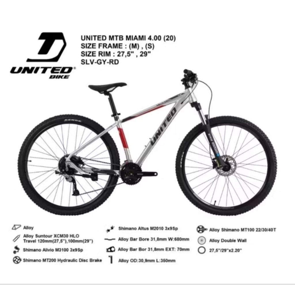 united miami 4.0 size 29er terbaru bnib garansi resmi