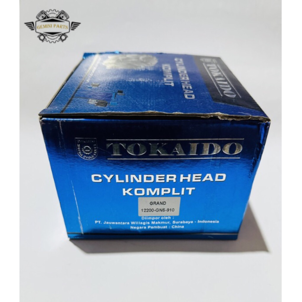 CYLINDER HEAD DEKSEL KOMPLIT GRAND SUPRA PRIMA STAR ASTREA WIN 100 TKD TOKAIDO