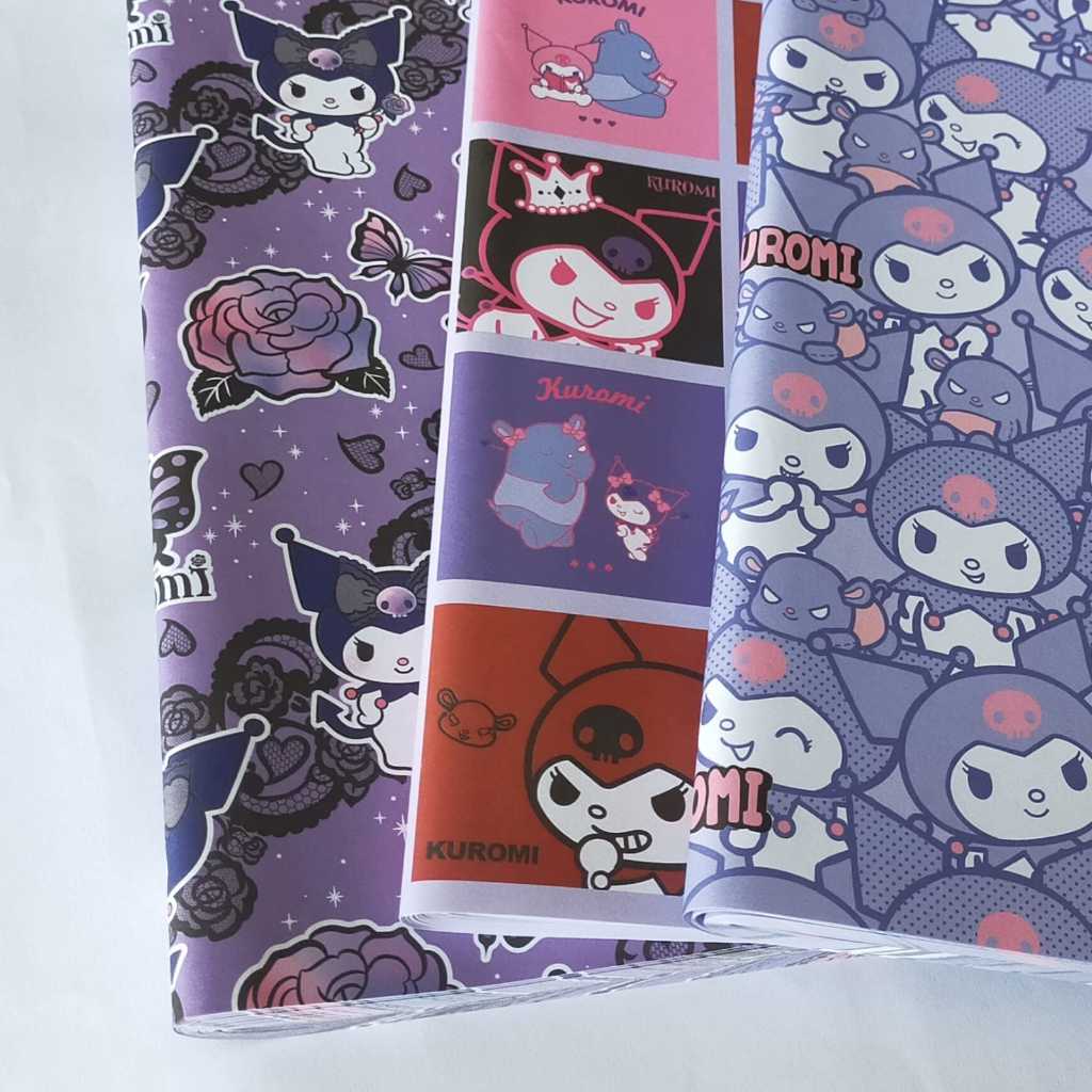 

KUROMI Kertas Kado Sampul Kado Sansan Wawa