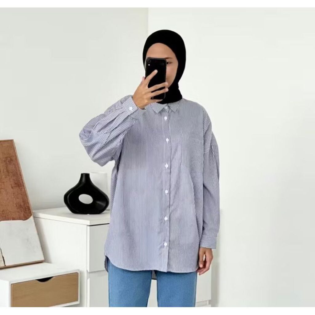 PL Sampel Kemeja salur oversize