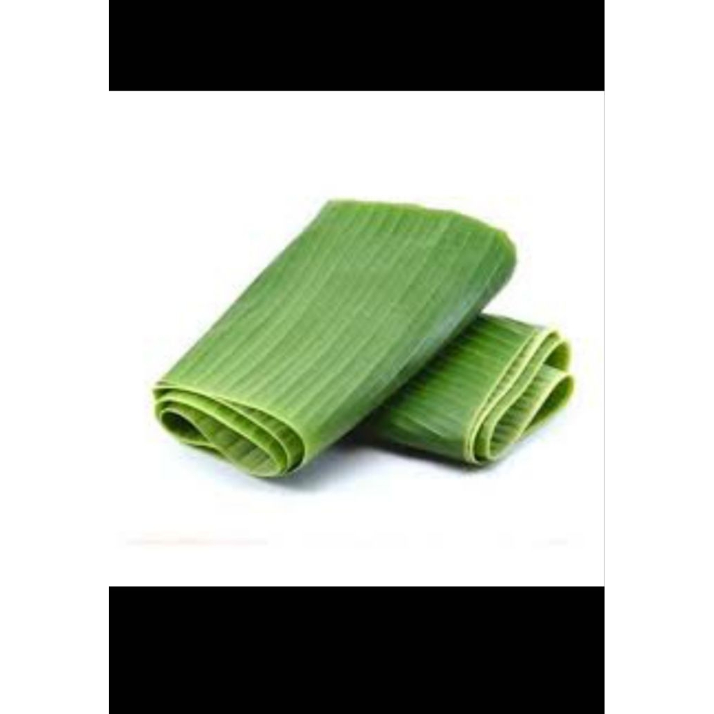 

daun pisang segar baru petik