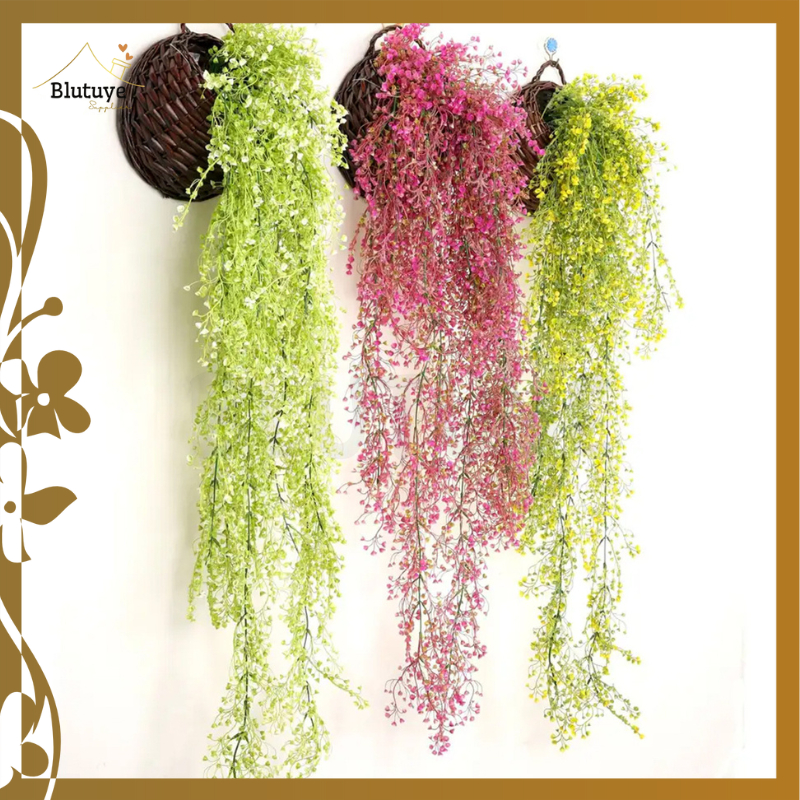 COD DAUN JUNTAI LONCENG /DAUN ANGGREK JUNTAI GANTUNG CABANG 5 HIAS DEKORASI RUMAH & TAMAN PELAMINAN 