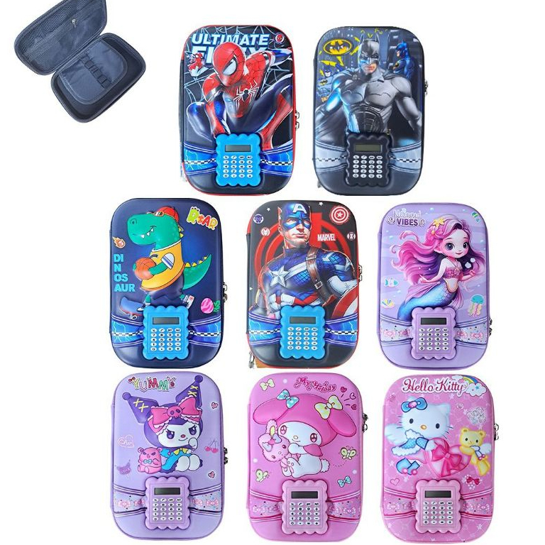 

Tempat Pensil Anak 3D Motif Kalkulator, Kids Pencil Case – 3DJ