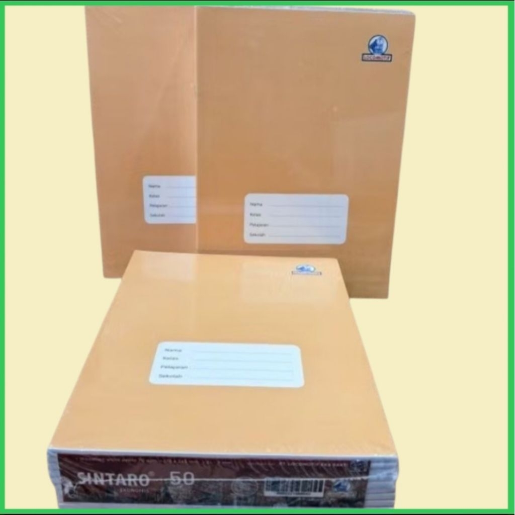 

BUKU TULIS SINTARO CAMPUS COVER NAMA Boxy Sampul Coklat 50 lembar