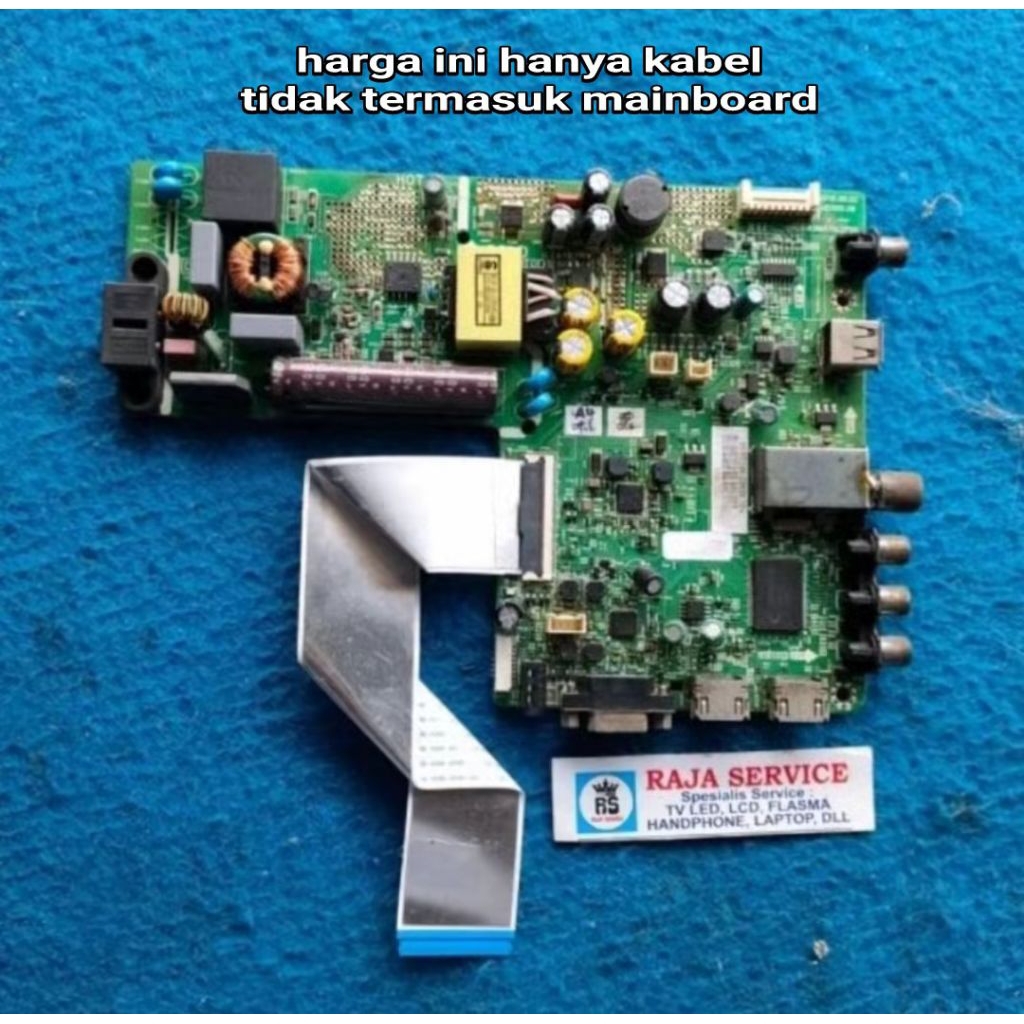 kabel tv toshiba 32L1600VJ lvds flaxible dari tcon ke mainboard 60pin