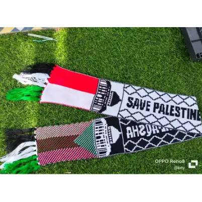 Syal Rajut Komputer Palestina/Scraf Palestina/Syal Premium