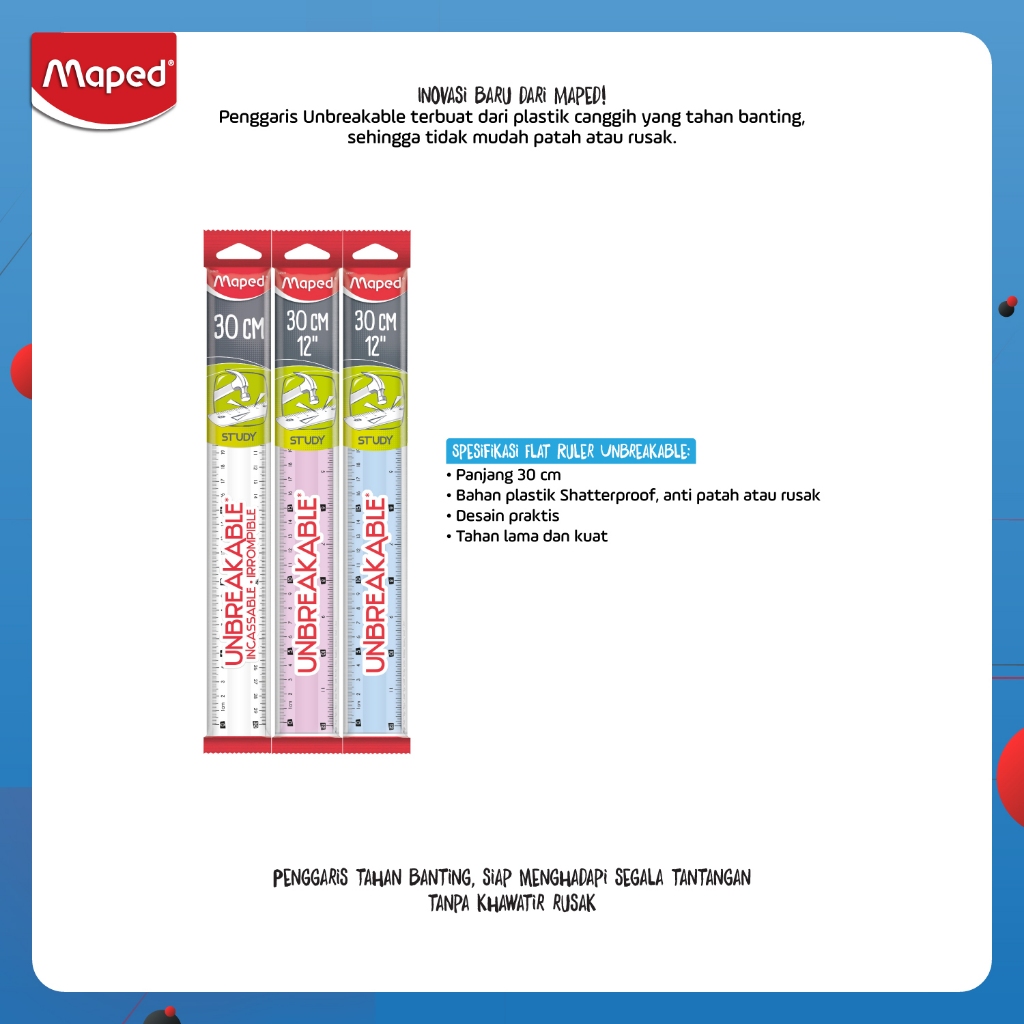 

Maped Penggaris Unbreakable
