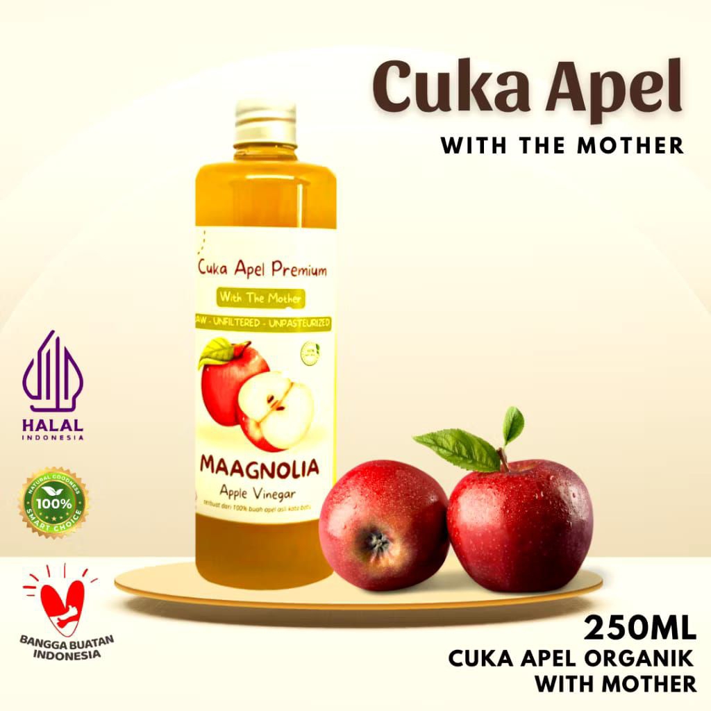 

Cuka Apel Maagnolia Premium Original 250 ml