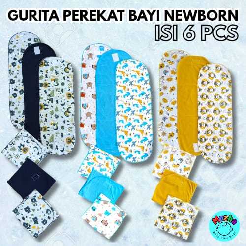 Ghaziku - 6 Pcs Gurita Instan Bayi Baru Lahir Model Perekat