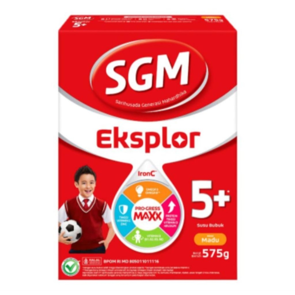 

SGM Eksplor 5+ IronC Susu Bubuk Pertumbuhan Anak Madu 575g