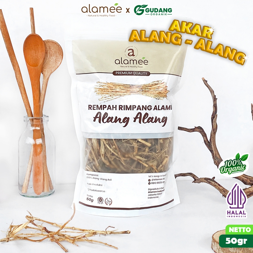 

ALAMEE rimpang alang-alang aroma khas 50 gram bumbu dapur alami dengan rasa hangat khas rimpang