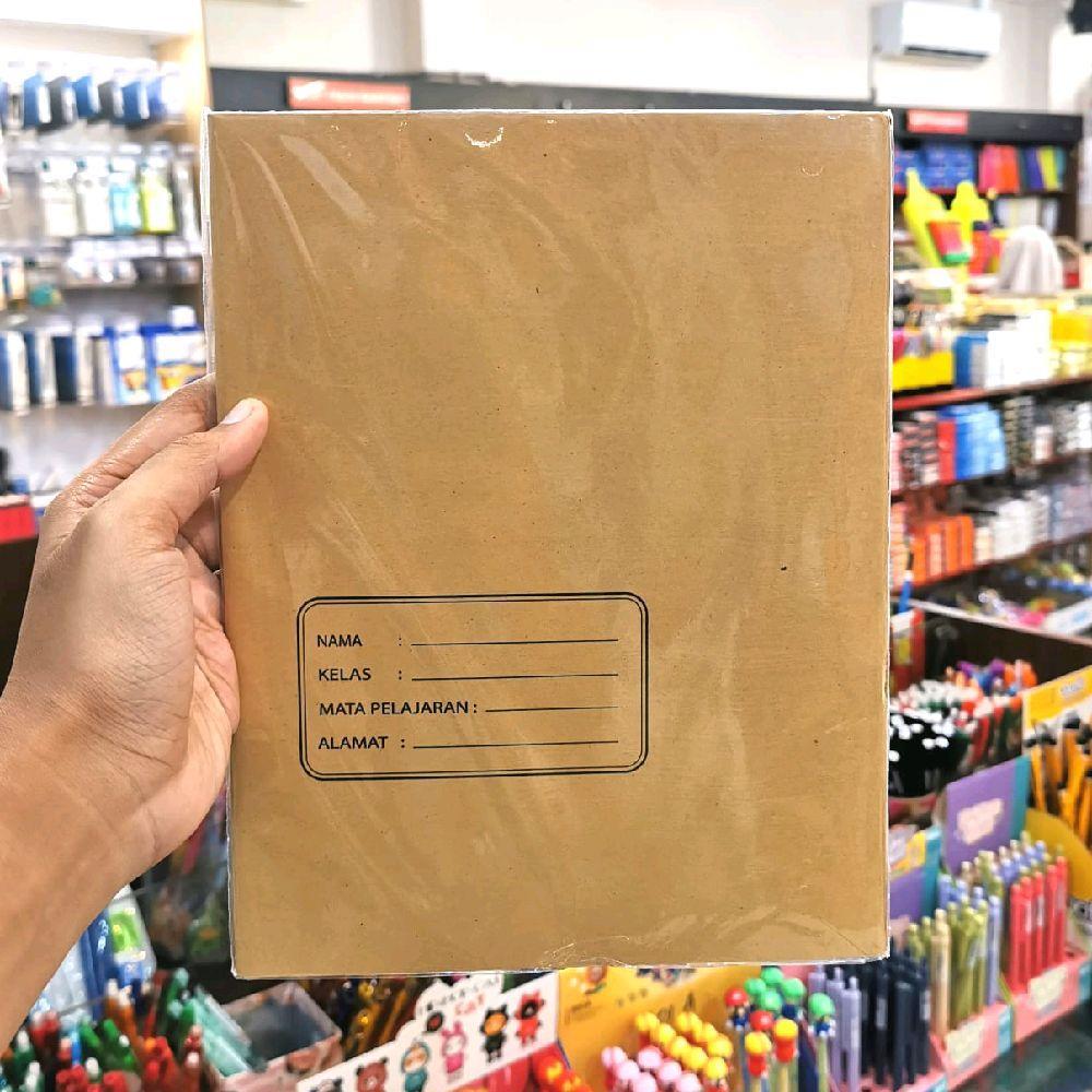 

Sampul Buku Tulis Kwarto COKLAT - Kuarto Cokelat Polos - 20 lembar OEM