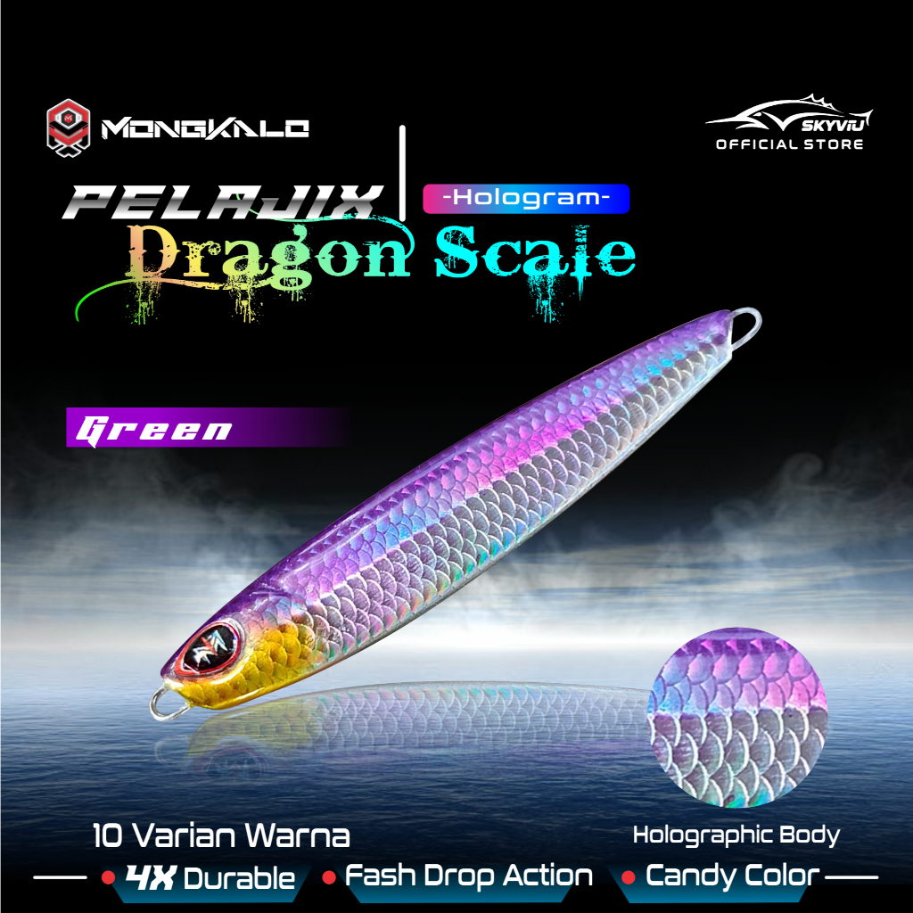 Mongkalo Pelajix Sisik-Kecil noGID noMotif Candy 10 Ungu