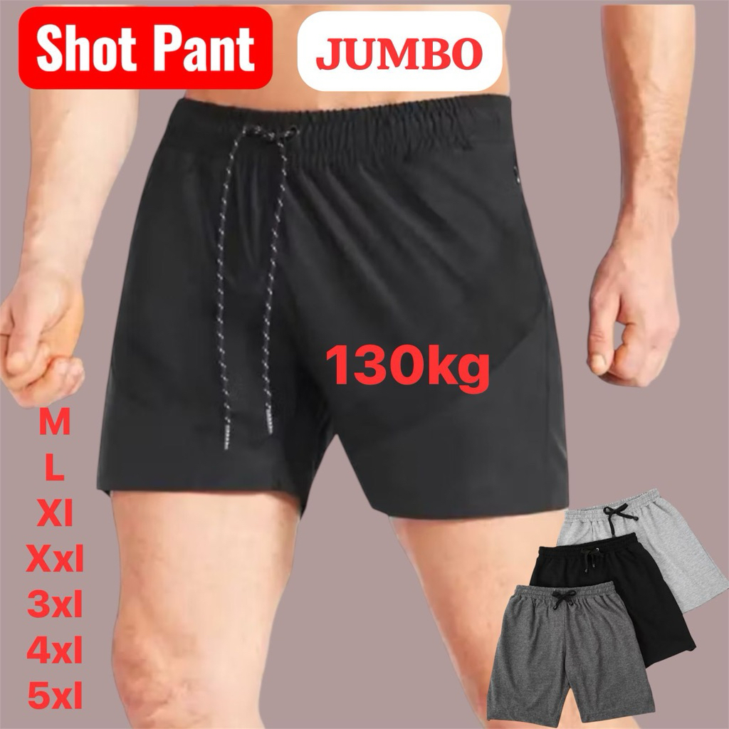 HOT PANT PRIA JUMBO CELANA PENDEK SHORT PANTS BIGSIZE CELANA PENDEK KOLOR JUMBO CELANA PENDEK GYM BI