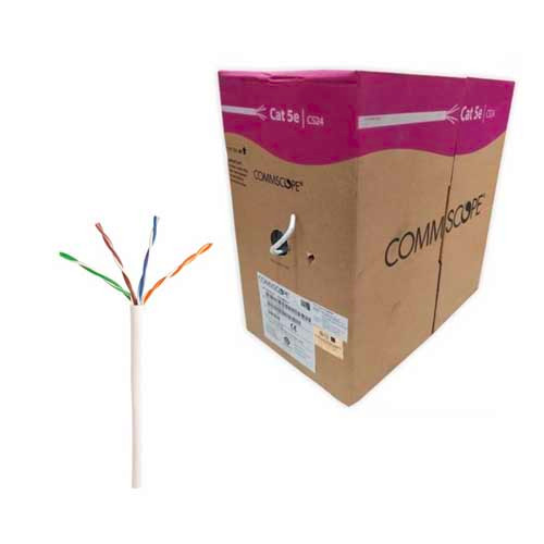 Kabel LAN UTP Cat5e CommScope AMP Original Eceran Meteran Per Meter Tembaga Murni
