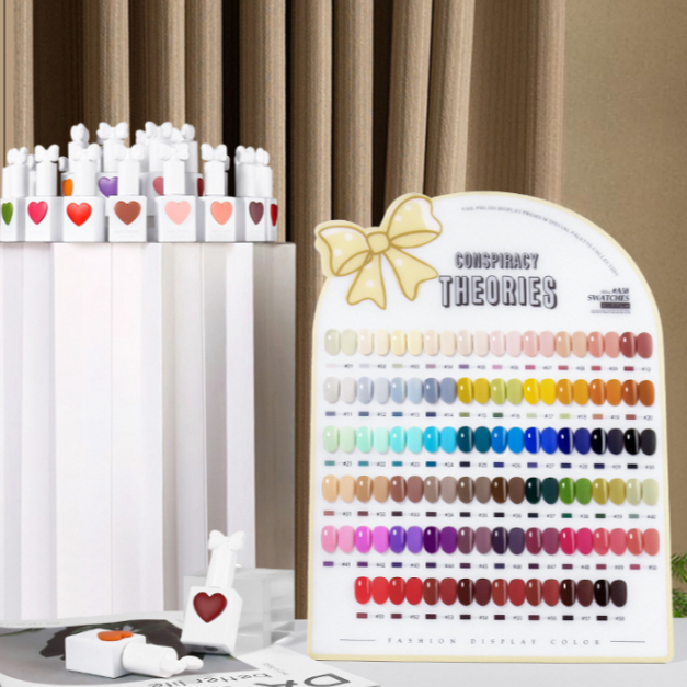 Macaron Gel Polish 1Set 58 Warna Kutek Gel Sansu 15ml Free Display Color Akrilik Pastel Sweetheart M