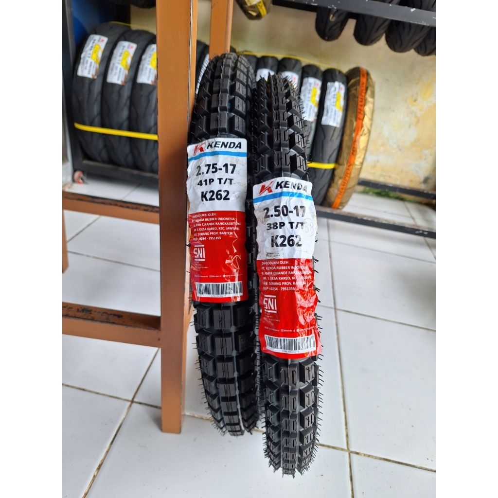 (BISA COD) BAN KENDA TRAIL NON TUBLES RING 17 TIPE K262 TERMURAHH