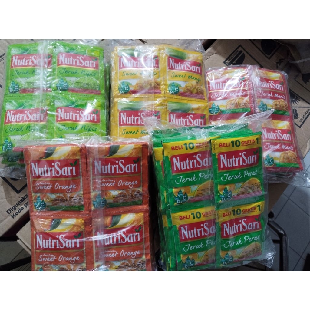 

Nutisari sachet / rentengan perpak