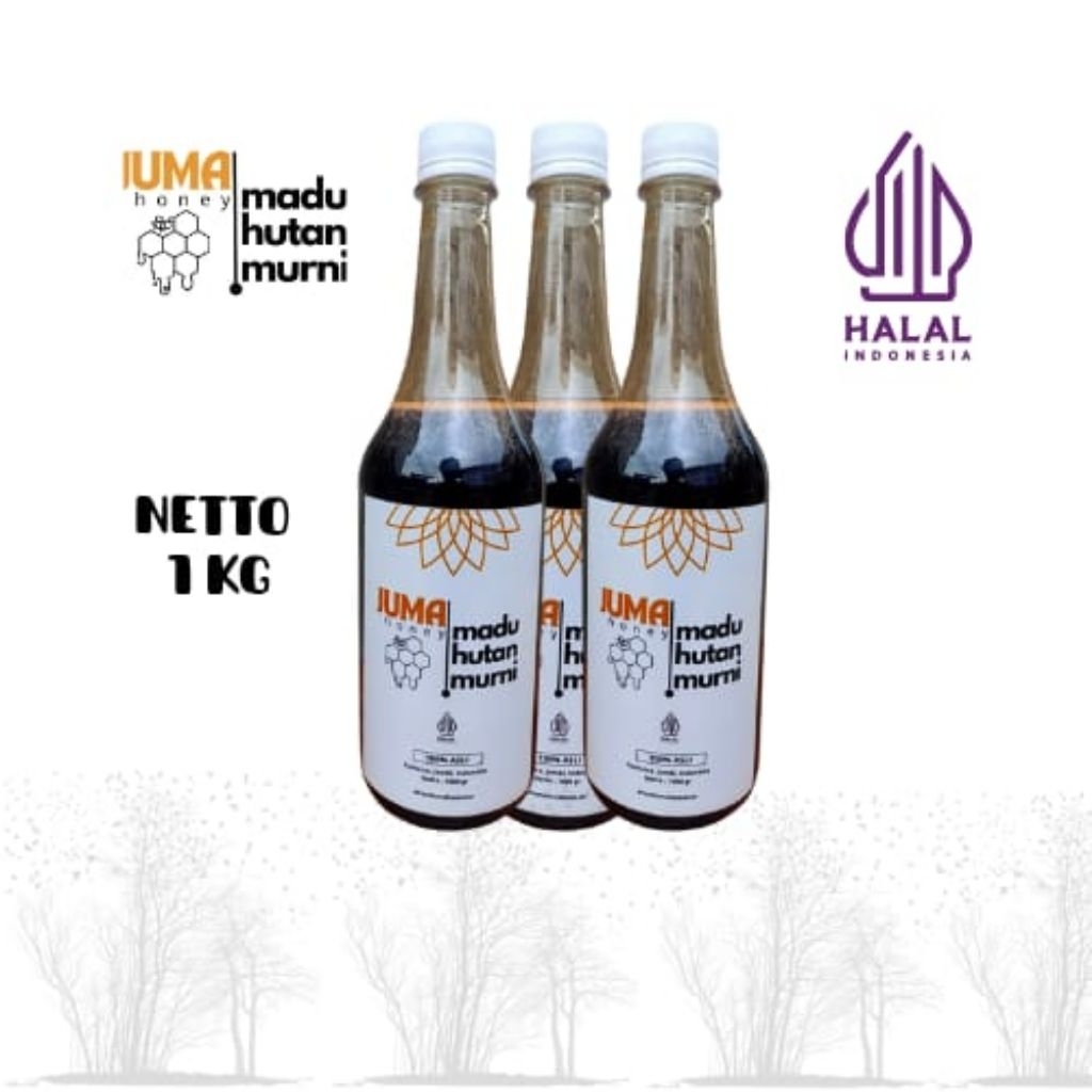 

Madu Hutan Murni 100% ASLI Netto 1 Kg (madu hitam manis)