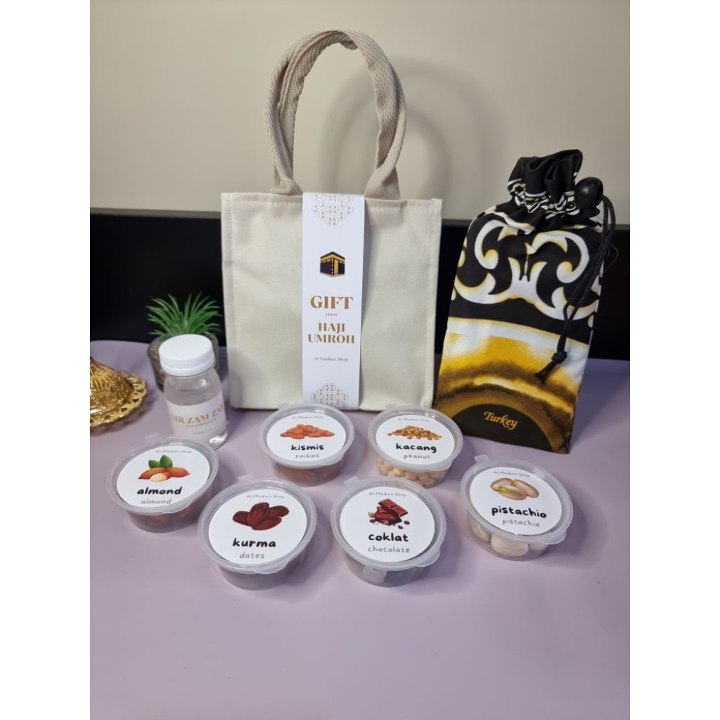 

Xmaster Paket Arafah Souvenir Oleh Oleh Haji dan Umroh Totebag