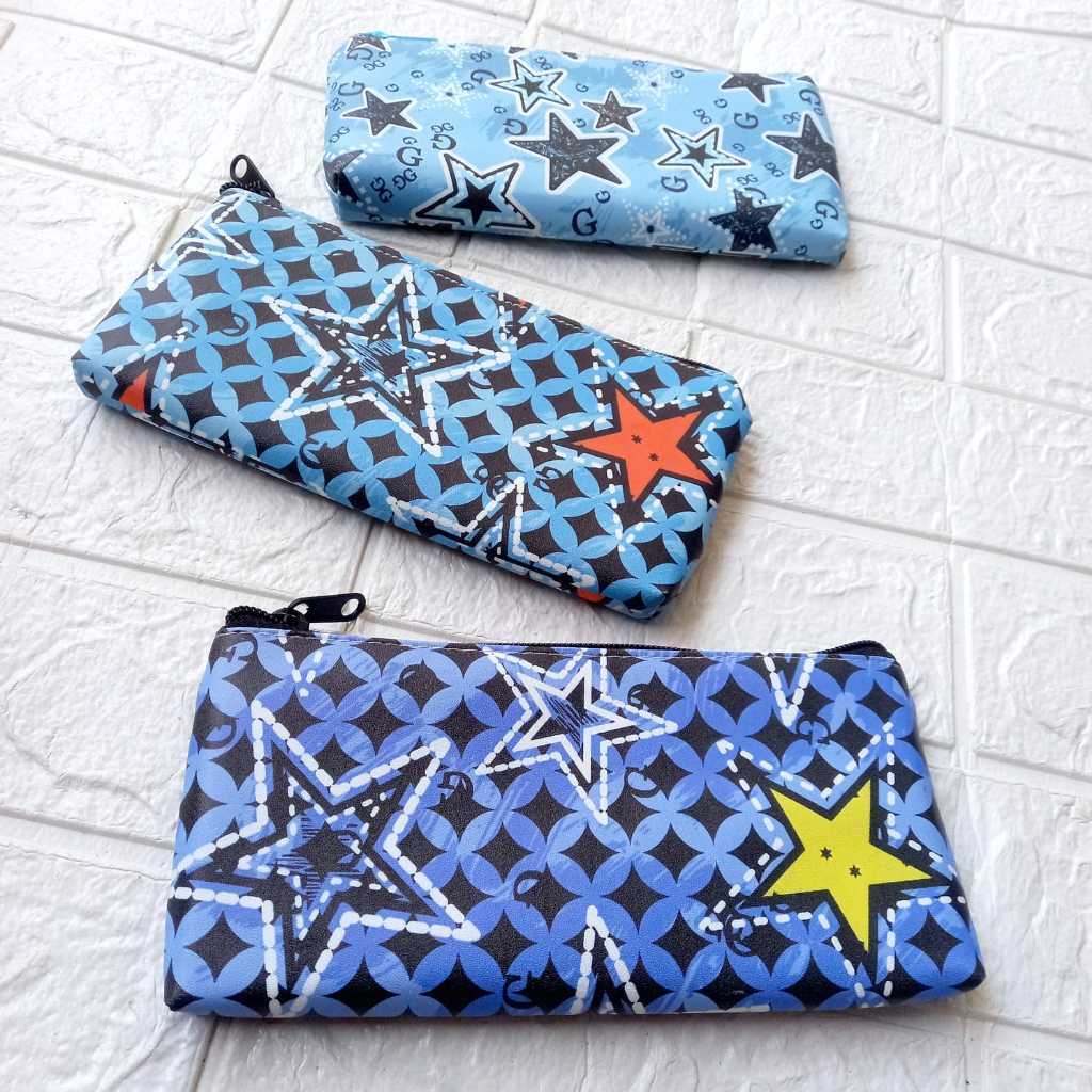 

Kotak Pensil Lucu Tepak Pensil Medium Zipper Bag Gambar Bintang