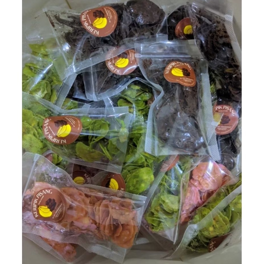 

KERIPIK PISANG TERMURAH. Kemasan 30Gr
