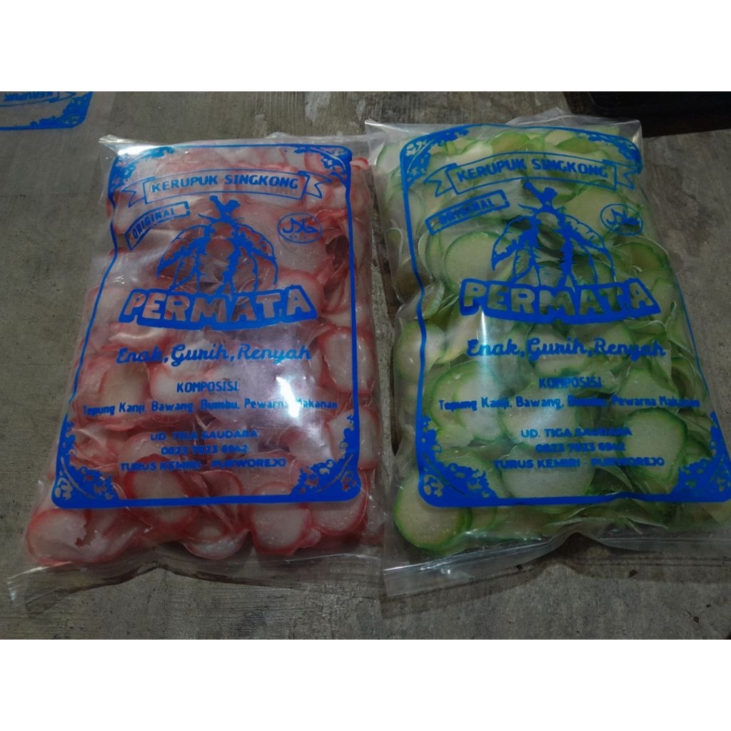 krupuk padhi singkong/saripati singkong krupuk mentah