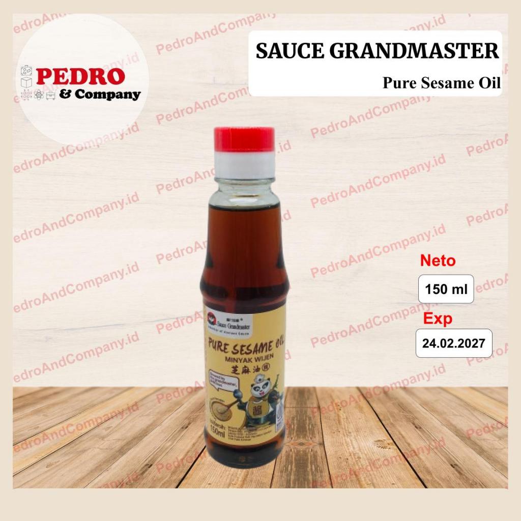 

Sauce Grandmaster Sesame oil 150 ml grandmaster sauce saus wijen