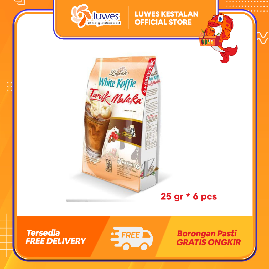

WHITE KOFFIE TARIK MALAKA (6 SACHET X 25 GRAM)