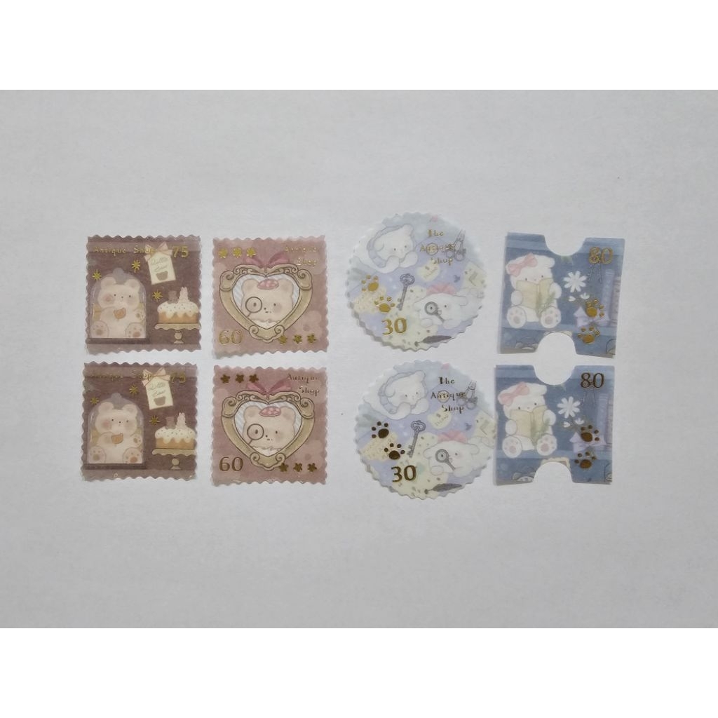 

Bear Bunny & Puppy Cat Stamp for Journaling & Scrapbook