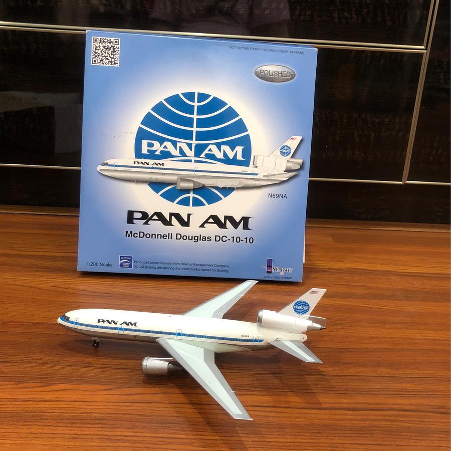 PAN AM DC-10-10 , Inflight, 1:200 scale, diecast