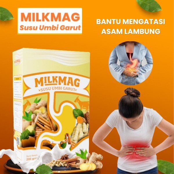 

Milkmag Susu Herbal Perpaduan Susu Kambing Umbi Garut Atasi GERD Perih Lambung Mual Kembung Radang Usus Original 100% Asli