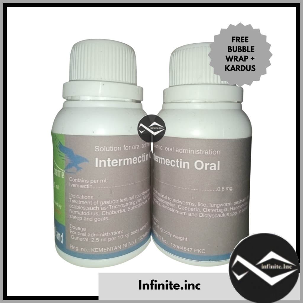 Intermectin Oral 100ml REPACK Obat Cacing 100 ml
