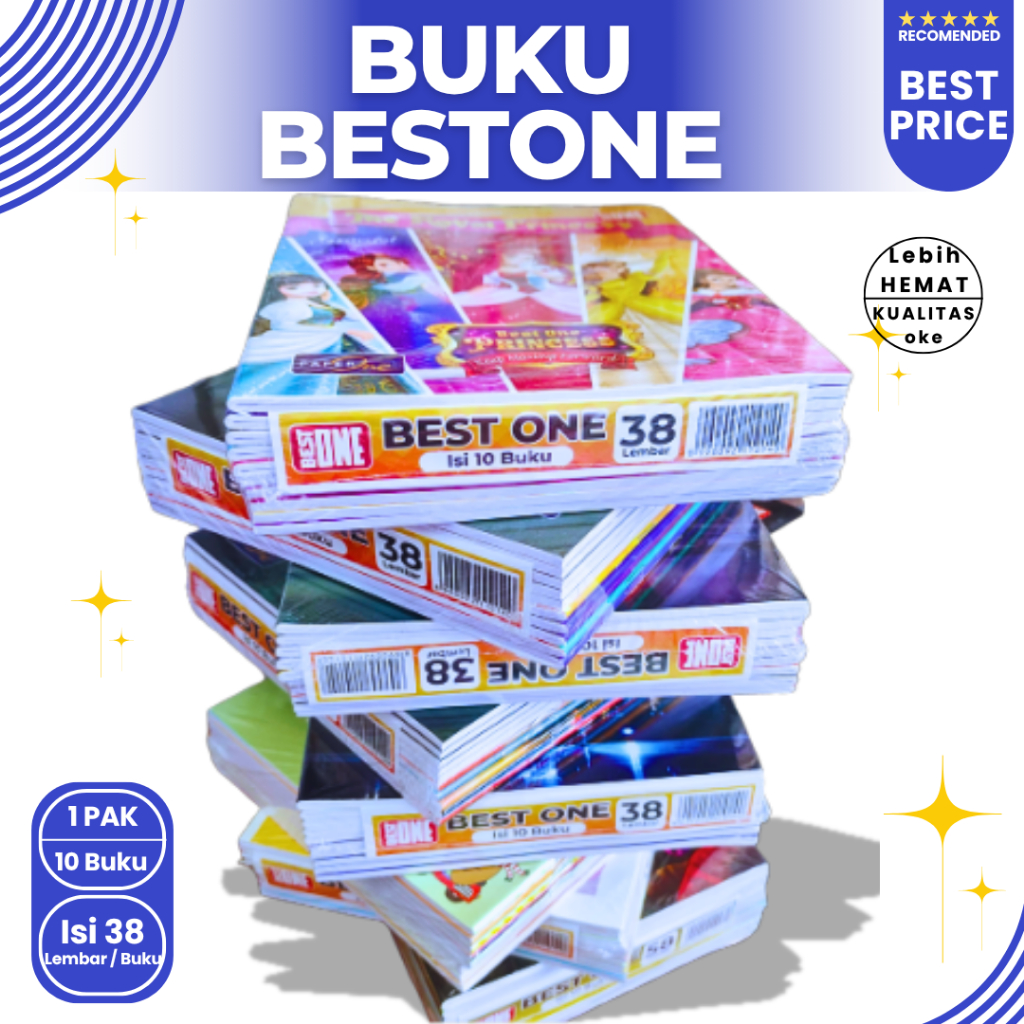 

[1PAK] BUKU TULIS BEST ONE 38 LEMBAR / BUKU TULIS SEKOLAH ISI 10 PCS /BUKU BEST ONE 38 LEMBAR