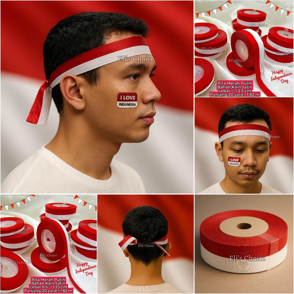 

Pita Satin Merah Putih Dirgahayu
