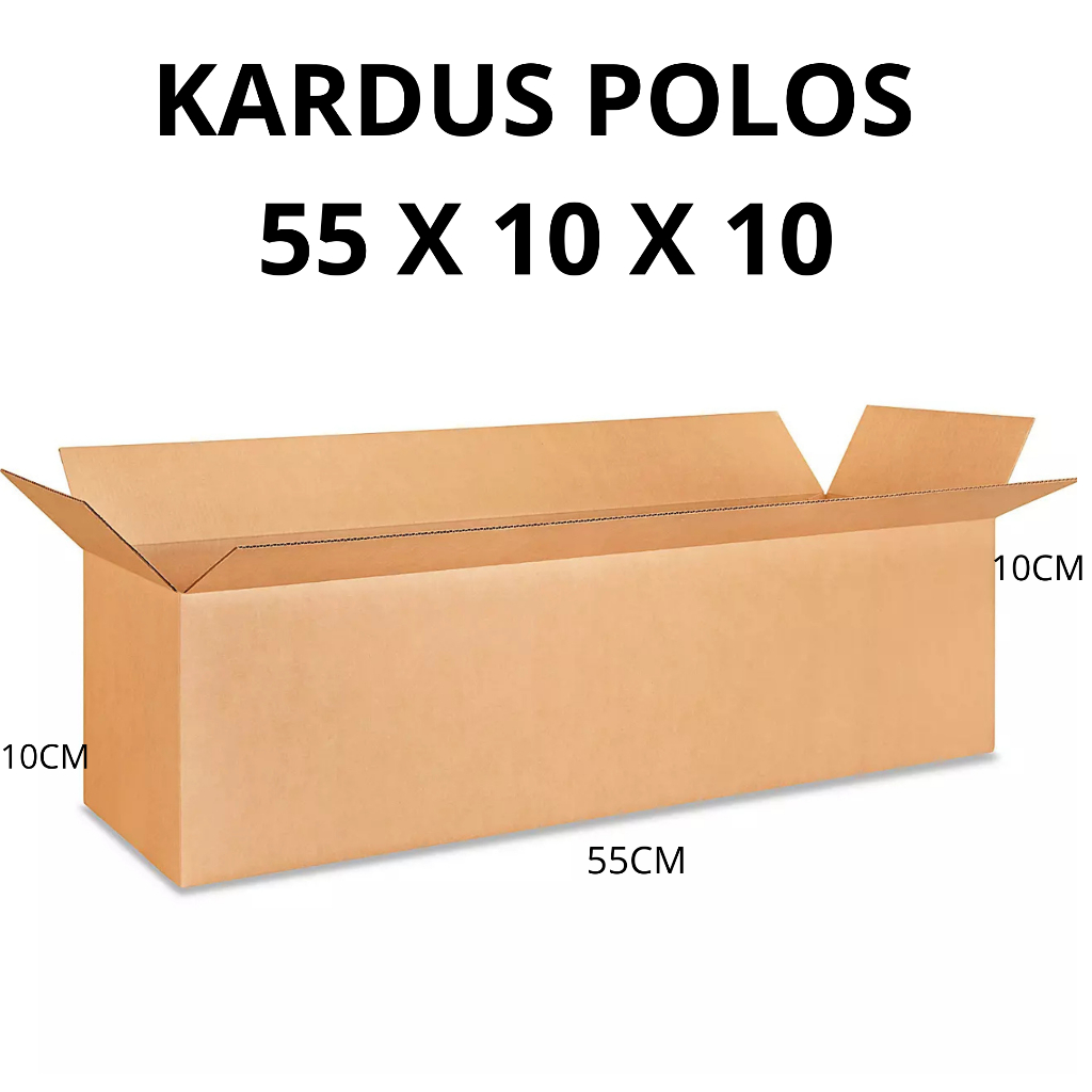 

Kotak packing polos 55 X 10 X 10 cm Karton Packing Polos 55x10x10