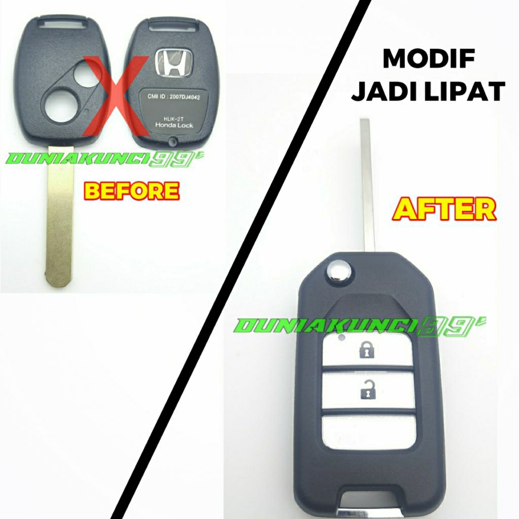 casing kunci lipat honda jazz . civic . crv . casing lipat kunci honda jazz . casing lipat kunci hon