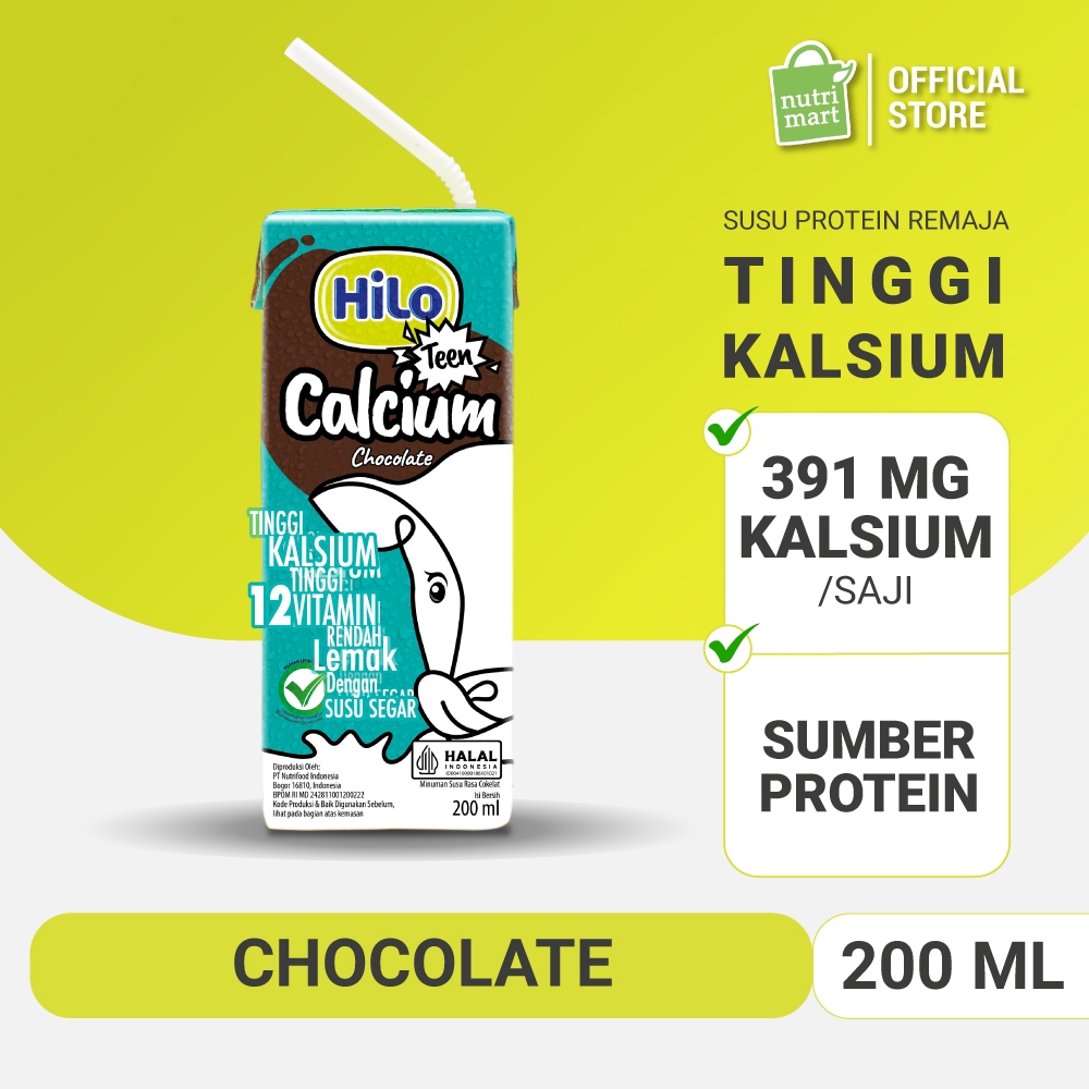 

1 Pack - HiLo Teen RTD Coklat 200ml - 1 pcs