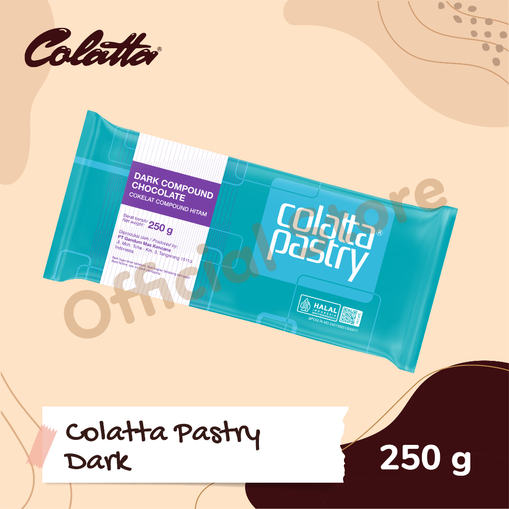 

[oddsolshop] pekanbaru/Colatta Pastry Dark Chocolate 250GR Compound Cokelat Hitam