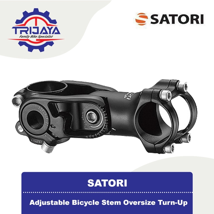 Satori Adjustable Bicycle Stem Turn-Up Oversize | Stem Sepeda