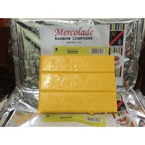 

[oddsolshop] pekanbaru/Mercolade Rainbow Banana 1KG Compound Pisang Kuning