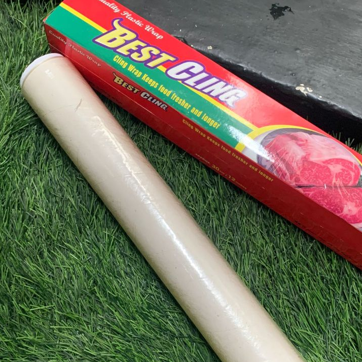 Plastik Wrapping bungkus Makanan dan Buah 30cm Parcel Best cling Wrap