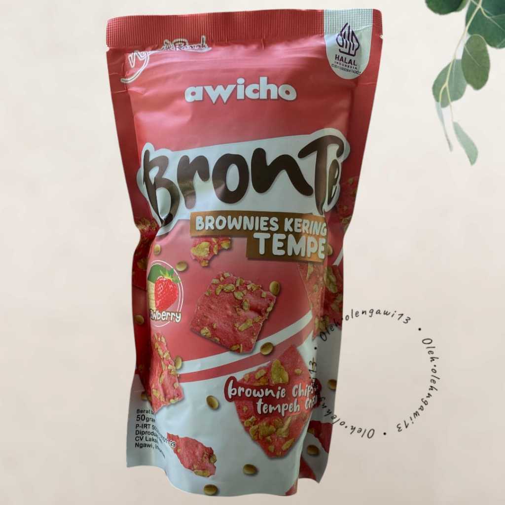 

Brownies Tempe kering, Bronte STRAWBERRY, Brownies Tempe Crispy, Oleh Oleh Ngawi, Jajanan Ngawi
