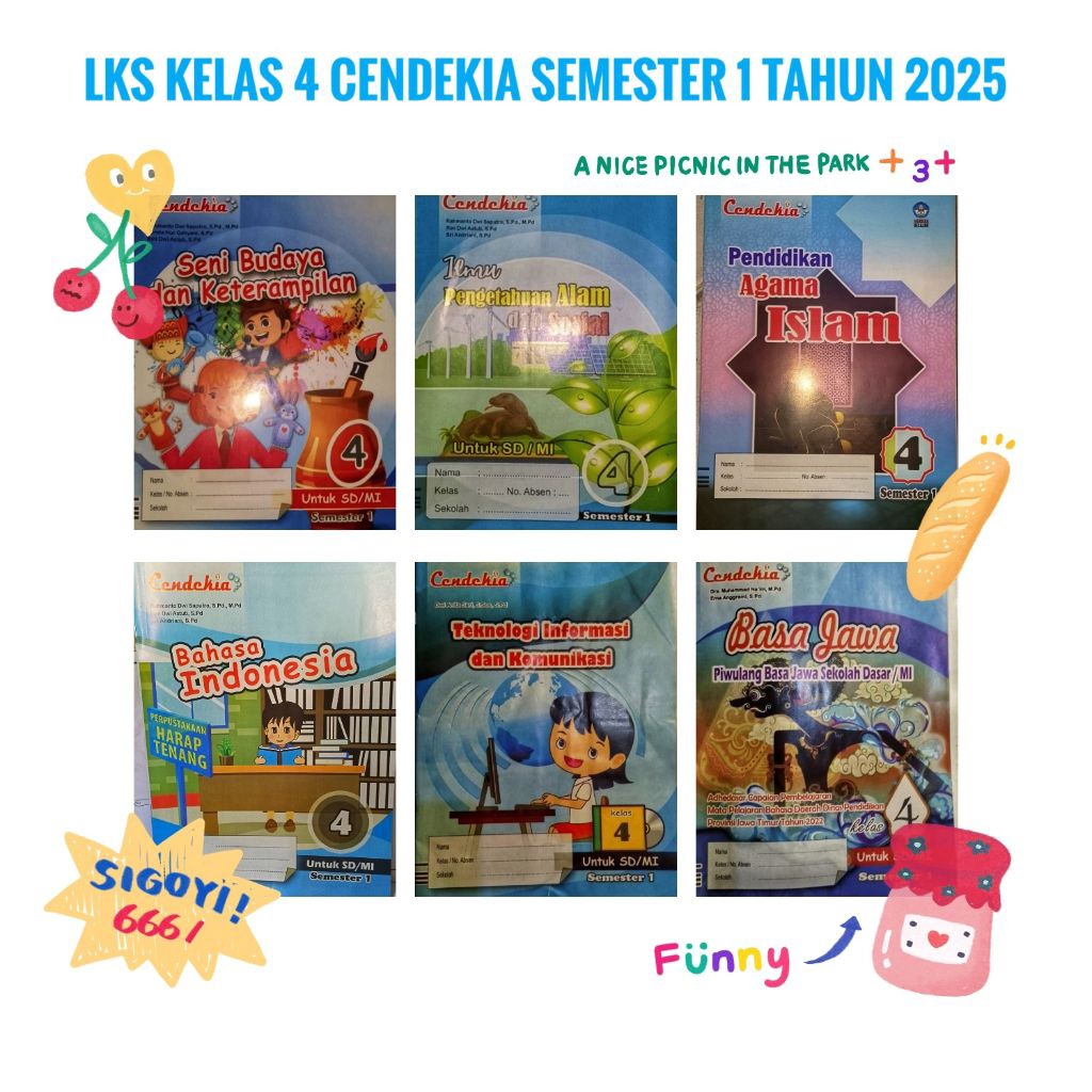 LKS CENDEKIA Kelas 4 Semester 1 Tahun 2025 Kurikulum Merdeka