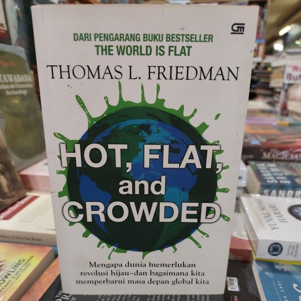 Buku Original HOT, FLAT, and CROWDED by Thomas L. Friedman
